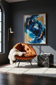Stewehome Μοντέρνος μονός πολυθρόνα με εργονομικό σχεδιασμό και ταϊλανδέζικο ύφασμα 92x78x78 cm