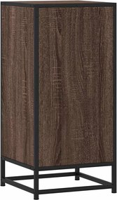vidaXL Ραφιέρα Καφέ Δρυς 35,5x35x76 εκ. Επεξ. Ξύλο + Μέταλλο