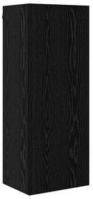 vidaXL Μονάδα Τοίχου Τηλεόρασης 5 pcs Μαύρη δρυς Επεξεργασμένο ξύλο