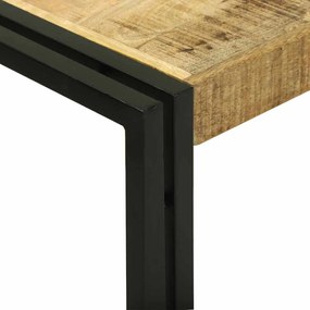 vidaXL Τραπέζι κονσόλας 120 x 33 x 75 εκ Μασίφ ακατέργαστο ξύλο μάνγκο