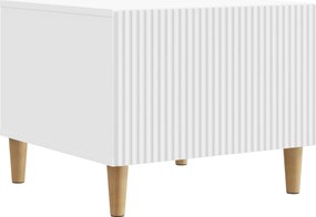 vidaXL Τραπεζάκι σαλονιού Λευκό 49 x 50 x 40 εκ Επεξεργασμένο Ξύλο