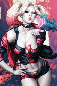 Εικονογράφηση Harley Quinn Sending Love