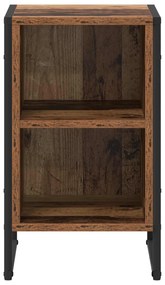 vidaXL Κομοδίνο 2 pcs Παλιό Ξύλο 39.5 x 30 x 50 εκ Επεξεργασμένο ξύλο