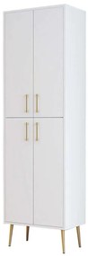 Στήλη Μπάνιου Berlin 845HCT5522 60x35x202cm White Μοριοσανίδα, Μελαμίνη
