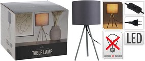 ΦΩΤΙΣΤΙΚΆ ΕΠΙΔΑΠΈΔΙΑ &amp; ΕΠΙΤΡΑΠΈΖΙΑ TABLE LAMP 43CM GREY Y03000080
