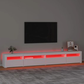 vidaXL Έπιπλο Τηλεόρασης με LED Λευκό 270 x 35 x 40 εκ.