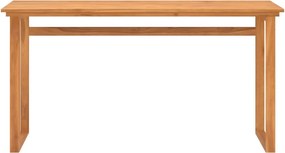 vidaXL Γραφείο 120 x 45 x 75 εκ. από Μασίφ Ξύλο Teak