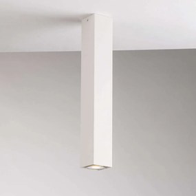 Φωτιστικό Οροφής - Πλαφονιέρα Fluke I-FLUKE-PLQ40 BCO 1xGU10 6x6x40cm White Luce Ambiente Design Metal