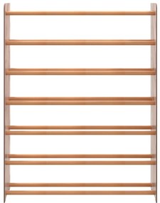 vidaXL Παπουτσοθήκη Καφέ 90 x 24 x 117 εκ. από Επεξεργασμένο Ξύλο