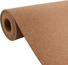 vidaXL Ρολό Φελλού Καφέ 50 x 800 x 0,5 cm Φελλός