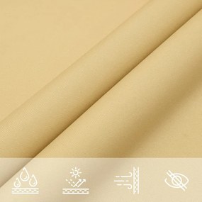 Σκίαστρο Ιστιοπλοΐας Χρ. Άμμου 6x6 μ. 100% Πολυεστέρας Oxford - Κίτρινο