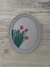 Stewehome οβάλ διακοσμητικό τοίχου από πέτρα 21x17 cm