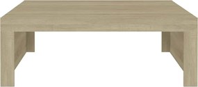 vidaXL Τραπεζάκι Σαλονιού Sonoma Δρυς 100x100x35 εκ. από Επεξ. Ξύλο