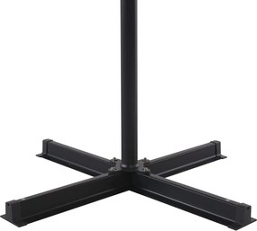 vidaXL Ομπρέλα Κήπου Κόκκινη με Φορητή Βάση