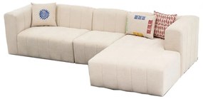 Intrahome Γωνιακός καναπές Beyza Intrahome αριστερή γωνία κρεμ ύφασμα 299x160x73εκ | SKU: INTRAPA-182112659