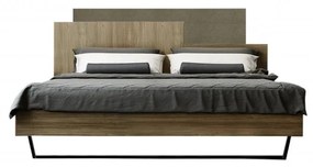 SB-00570 Κρεβάτι "ΜΟΡΦΕΑΣ" Διπλό σε χρώμα καρυδί-μόκα σκούρο 160x200
   , 1 Τεμάχιο