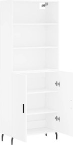 vidaXL Ντουλάπι Λευκό 69,5x34x180 εκ. από Επεξεργασμένο Ξύλο