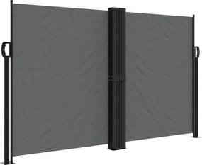 vidaXL Σκίαστρο Πλαϊνό Συρόμενο Ανθρακί 140 x 1200 εκ.