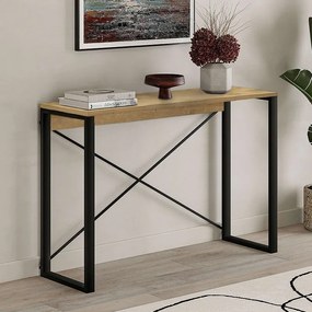 Κονσόλα Archie Megapap χρώμα sapphire oak 110x35x75εκ.-GP037-0223,2