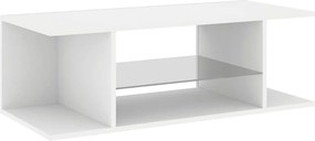 vidaXL Έπιπλο Τηλεόρασης με LED Λευκό 90x39x30 εκ.