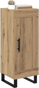vidaXL Πλαϊνό γραφείο Artisan Oak 34,5 x 34 x 90 εκ.