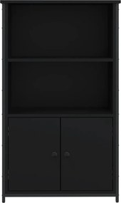 vidaXL Ντουλάπι Μαύρο 62 x 32 x 103,5 εκ. από Επεξεργασμένο Ξύλο