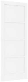 vidaXL Εσωτερική Πόρτα 'ORKDAL' Λευκή 83x211x4 cm Σόλο Πεύκο