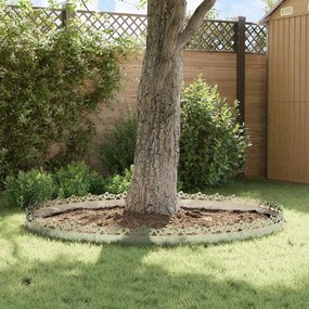 vidaXL Περιγράμματα γκαζόν 30 pcs Ασημί 103 x 0,05 x 22 εκ