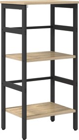vidaXL Ράφι Βιβλίων Δρύς Sonoma 40 x 29,5 x 81 εκ Επεξεργασμένο ξύλο