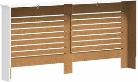 vidaXL Καλύμματα Καλοριφέρ 2 τεμ. Λευκά 172 x 19 x 81,5 εκ. από MDF