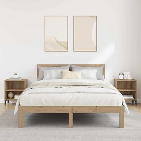 vidaXL Κομοδίνο 2 pcs artisan δρυς 40 x 30 x 50 cm Επεξεργασμένο ξύλο