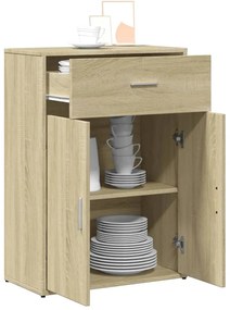 vidaXL Βοηθητικό Ντουλάπι Sonoma Δρυς 60x30x84 εκ. Επεξεργασμένο Ξύλο