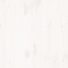 vidaXL Σκελετός Κρεβ. Χωρίς Στρώμα Λευκό 135x190 εκ Μασίφ Πεύκο