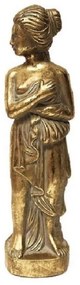 Διακοσμητική Φιγούρα Γυναίκα 50,5cm Gold ERT209K2 Espiel Κεραμικό