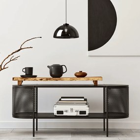 Κρεμαστό Φωτιστικό Gamma Ø30cm Μαύρο