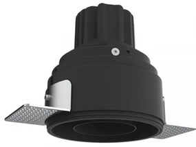 Σποτ Φωτιστικό Οροφής Μπάνιου Trimless LED 10W IP44 3000K Zambelis-S178-Μαύρο S178