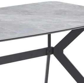 Τραπέζι Τραπεζαρίας 202 Fylliana Γκρί 160x90x75 εκ.