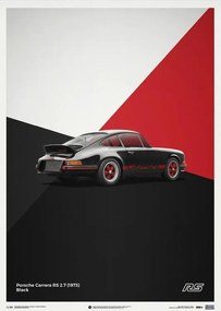 Εκτύπωση τέχνης Porsche 911 RS - Black - Limited Poster, Automobilist