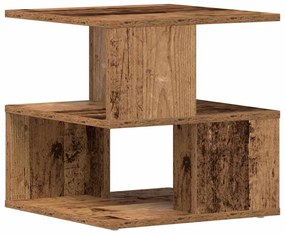 vidaXL Τραπεζάκι Πλευράς Παλαιό ξύλο 40 x 40 x 40 cm