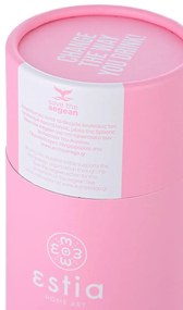 Ποτήρι Θερμός Travel Cup Save The Aegean 01-10317 Blossom Rose 500ml - Estia