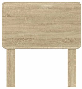 vidaXL Κεφαλάρι με κεφαλάρι Δρύς Sonoma 80 cm Επεξεργασμένο ξύλο