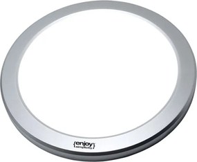 Led panel smart silver 18W 230V 4000k ενδιάμεσο λευκό φως 1550lm χωνευτό ή επίτοιχο