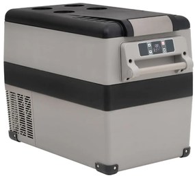 vidaXL Ψυγείο με Λαβή &amp; Προσαρμογέα Μαύρο / Γκρι 35 Λ. από PP &amp; PE