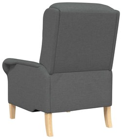vidaXL Πολυθρόνα Σκούρο γκρι 76 x 94 x 102 εκ. ύφασμα