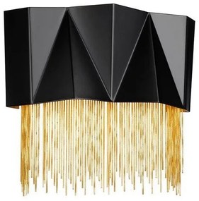 Απλίκα Φωτιστικό Τοίχου 3xG9 Zuma Elstead Lighting-HK-ZUMA-3W-SBG-Μαύρο-Χρυσό HK-ZUMA-3W-SBG