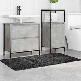 vidaXL Πατάκι μπάνιου Σκούρο Γκρι 70 x 120 cm Πολυπροπυλένιο