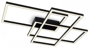 Πλαφονιέρα Φωτιστικό Οροφής LED 78W Μαύρο 3000Κ-4000Κ Line MOD016CL-L80BK Maytoni MOD016CL-L80BK Μαύρο