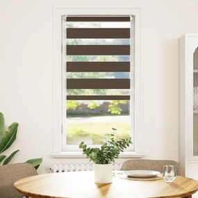 vidaXL Σύστημα Σκίασης Ρόλερ Zebra Καφέ 60 x 120 εκ.
