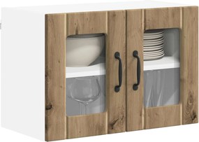 vidaXL Ραφιέρα τοίχου LUCCA 2 pcs Artisan Δρυς Επεξεργασμένο Ξύλο