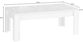 Τραπεζάκι Σαλονιού Ανθρακί Λάκα 122x65x45